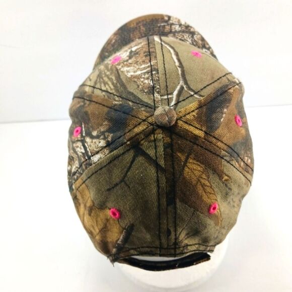 Ford Women’s Trucker Hat Cap/Hat Mesh Front Logo Camouflage Outdoor Hook & Loop - Picture 8 of 8